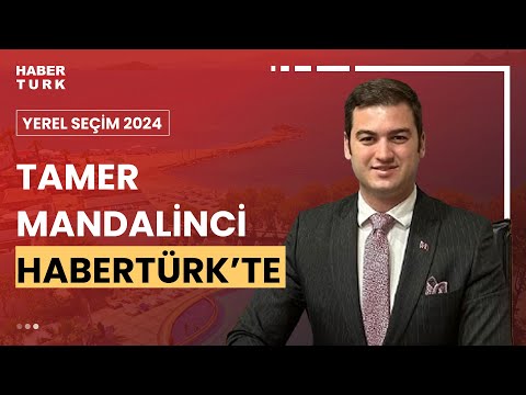  CHP Bodrum Belediye Başkan Adayı Tamer Mandalinci HaberTürk ekranlarında soruları yanıtlıyor